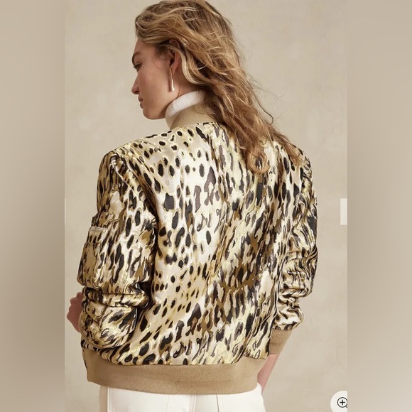 Banana republic leopard bomber jacket - Picture 3 of 11